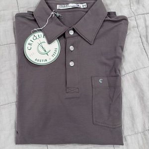 Criquet Polo - Men’s small - Gray NWT